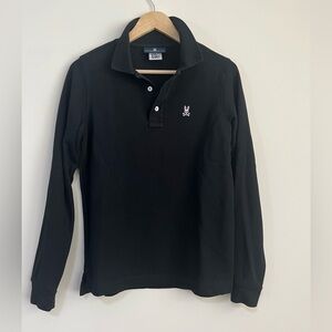 Psycho Bunny Men’s Classic long Sleeve Polo. XS. Excellent Condition.